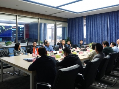 四川省彭州市政协副主席陈伦平一行莅临suncitygroup太阳集团科技调查调研